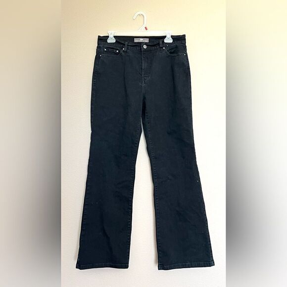 Levi’s Perfectly Slimming 512 Bootcut Black Jeans - Picture 1 of 5